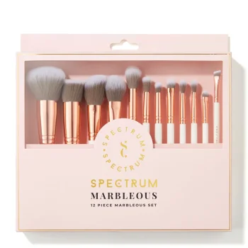 Spectrum Collections White Marbleous 12 Piece Set