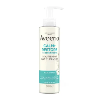Aveeno Face Calm + Restore Nourishing Oat Cleanser 200ml