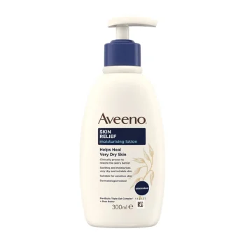 Aveeno Skin Relief Nourishing Lotion Shea Butter Very Dry and Irritable Skin 300ml