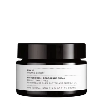 Evolve Beauty Cotton Fresh Deodorant Cream 30ml