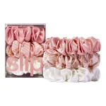SLIP Pure Silk Large Scrunchies - Petal 3 pieces
